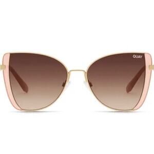 Quay x Love Island Glow Up Pink Cat Eye Sunglasses New